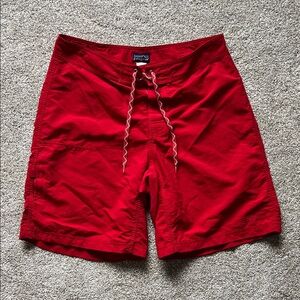 NWOT Patagonia Men's Red Wavefarer Board Shorts 33